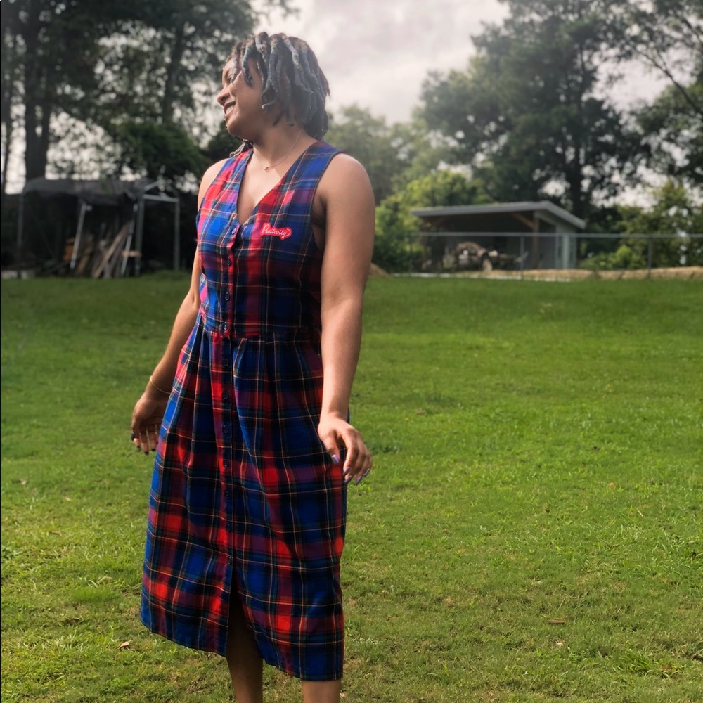 Vintage Plaid Jumper